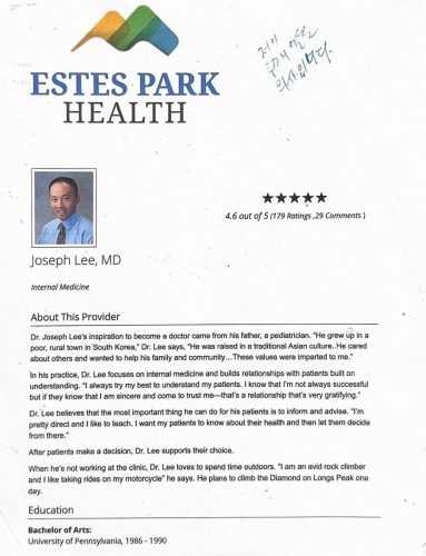 1-126 : 이상원 박사가 둘째 아들 이건형 내과의사에게 준 5Cs 3As(drleepediatrics.com 검색에서 찾아 보세요)