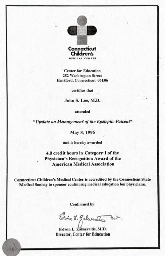 2-111 : Connecticut Medical School  소아과 연수 교육