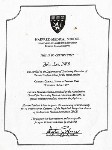 2-122 : Harvard Medical School  소아과학  연수교육, 1977년 5월