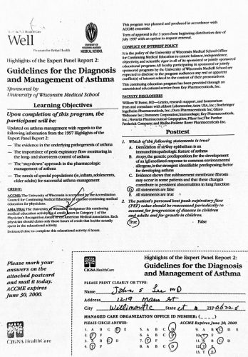2-195 : Guide for Diagnosis and Treatment for Asthma