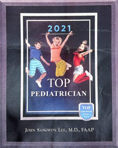 3-19 : 이상원 박사 John Sangwon Lee, MD,. FAAP가 2021년 미국 Top 소아과 의사로 선정