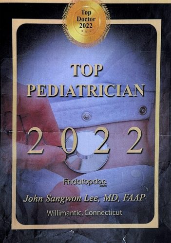 3-6 : 이상원 박사 John Sangwon Lee, MD,. FAAP가 2022년 미국 Top 소아과 의사로 선정
