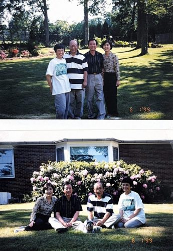 4-108 : 소아 가정간호 백과 출판 기념회를 마치고 청문각의 김홍석 사장님과 사모님을 미국 이상원 박사의 집으로 초청했다