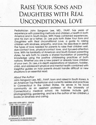 4-218 :  Preface, Raise Your Sons and Daughters with Real Unconditional Love, published by Dorrance